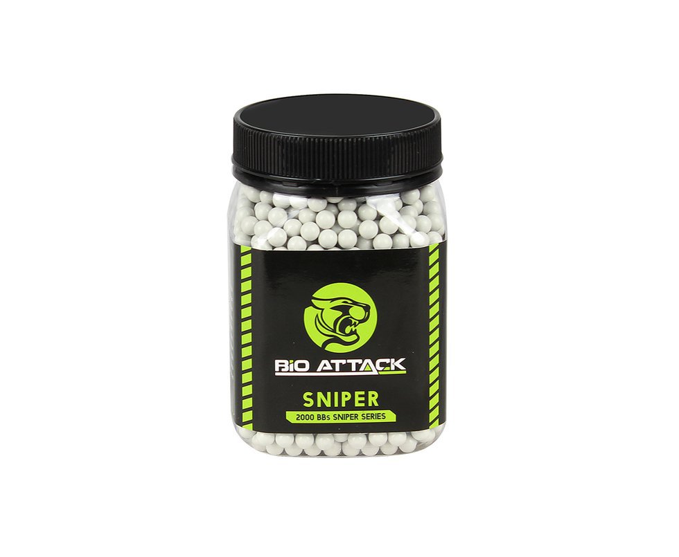 Esferas Plasticas Bioattack Airsoft Bb 0.45 X 2000un