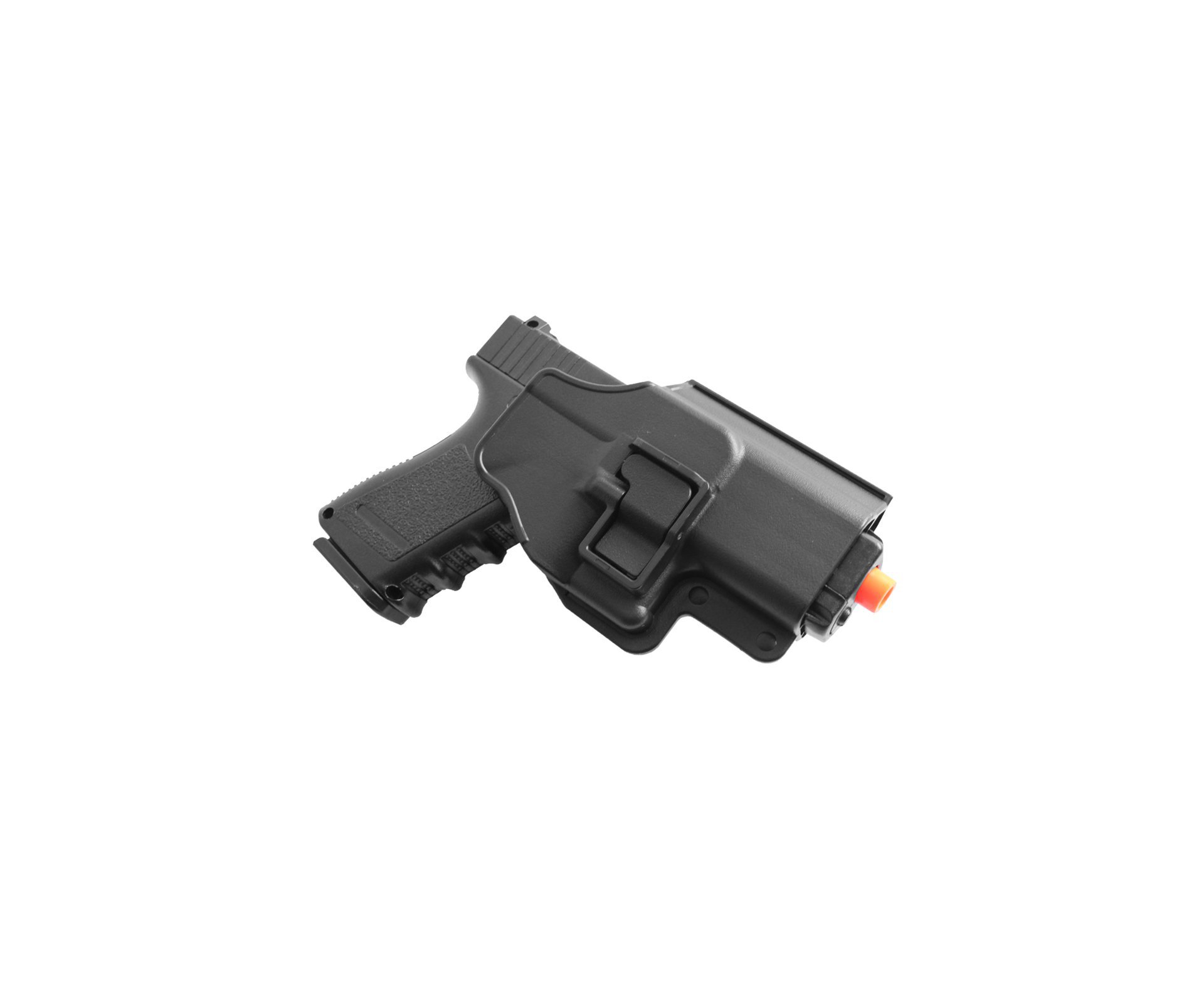 Pistola De Airsoft Glock Full Metal + Coldre Polimero - G.15+ Cal 6mm - Galaxy