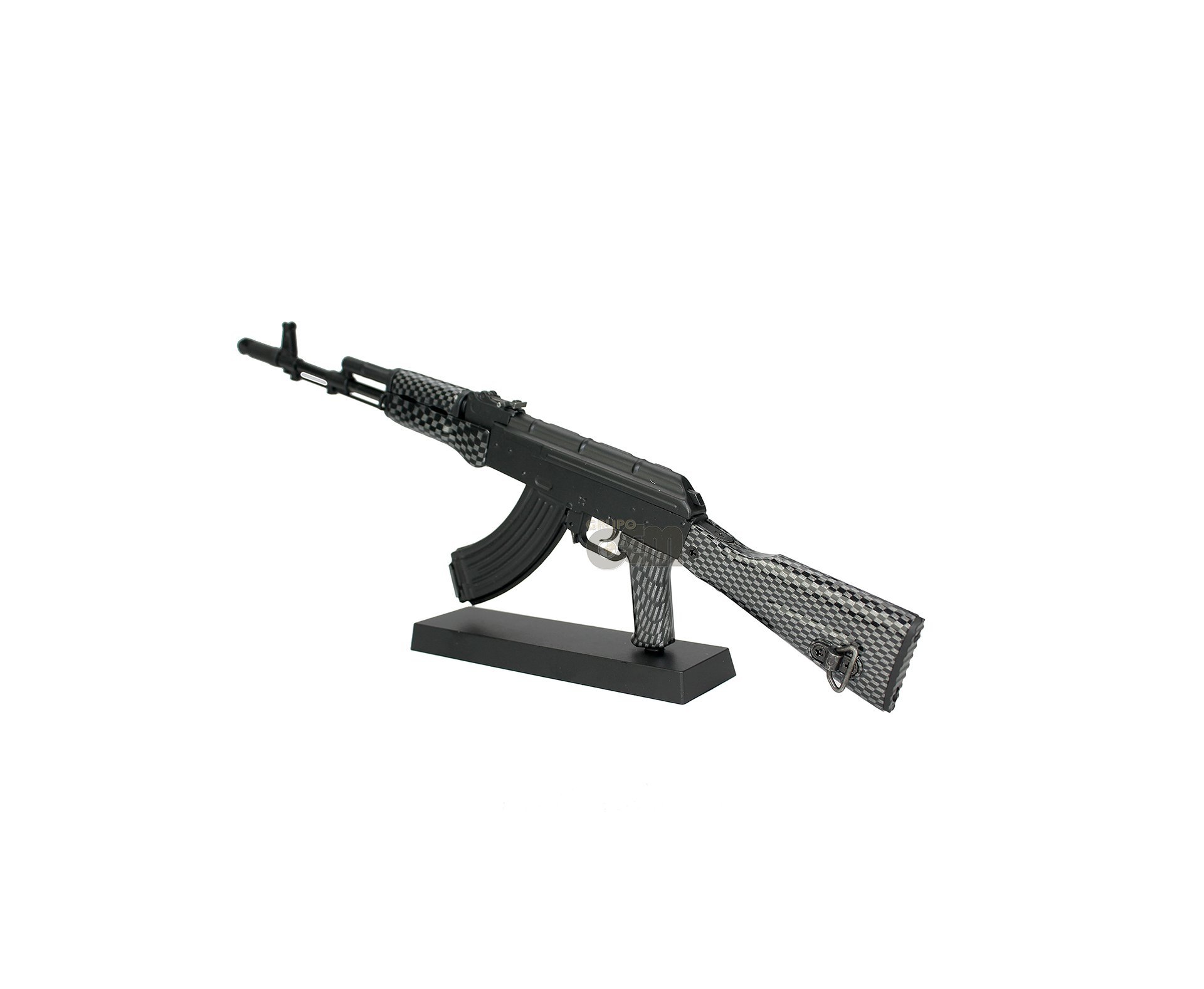 Rifle Ak74 Black Miniatura Metálica  - Arsenal Guns