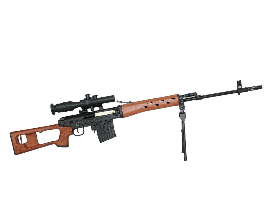 Rifle Sniper Dragunov Clássica Miniatura Metálica - Arsenal Guns