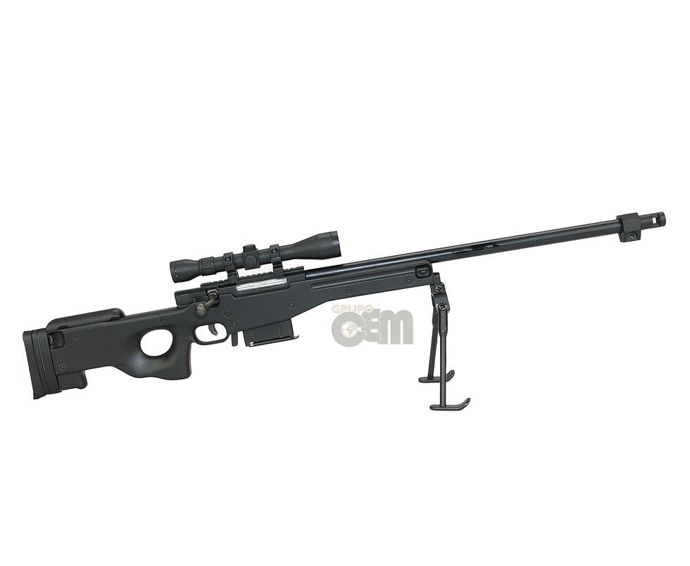 Rifle L96 Black Miniatura Metálica - Tactical - Arsenal Guns