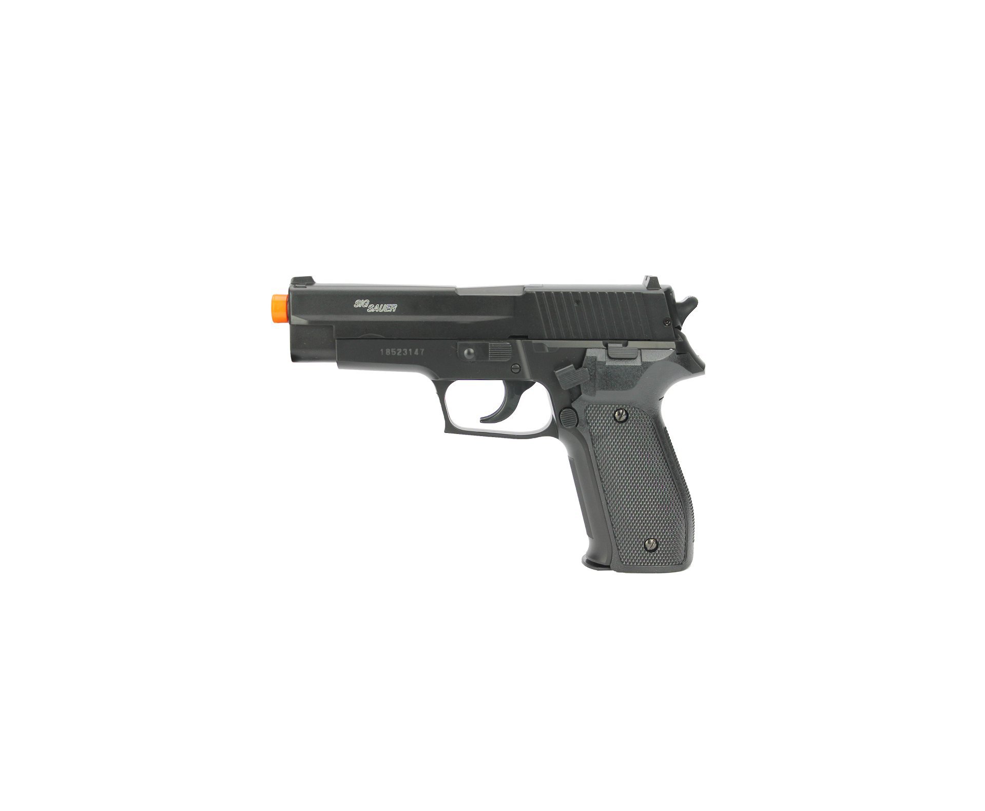 Pistola De Pressão P226 Mola Slide Metal Cal 4,5mm + 04 Esferas Metal + Case - Cybergun