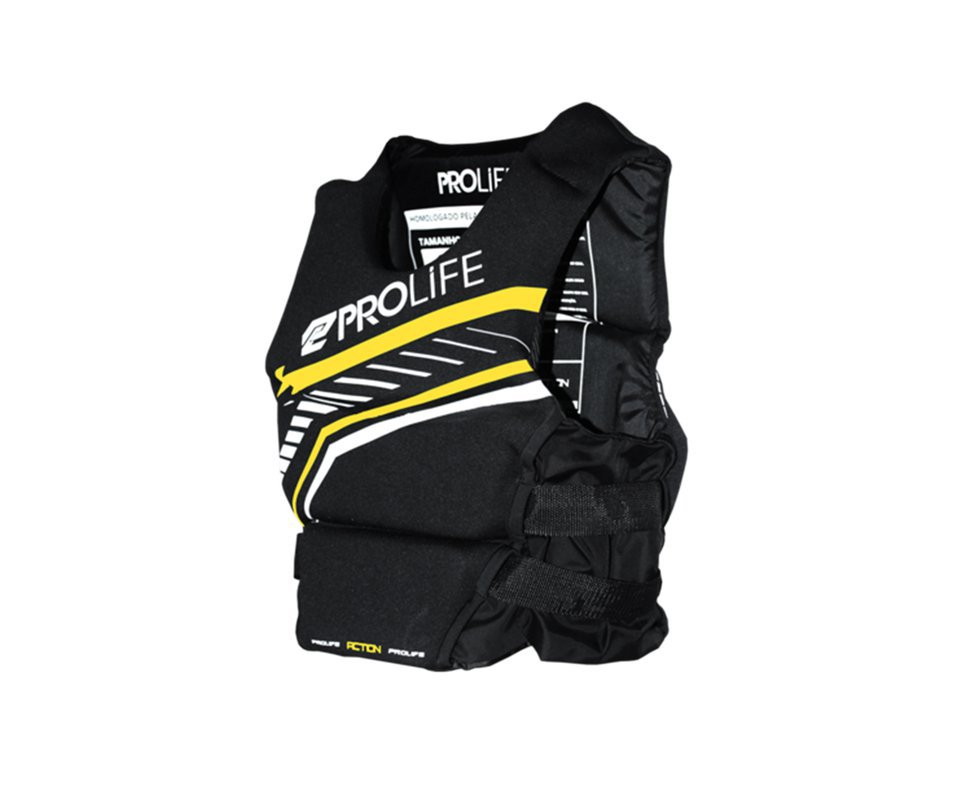 Colete Neoprene New Action Homologado Amarelo - Prolife