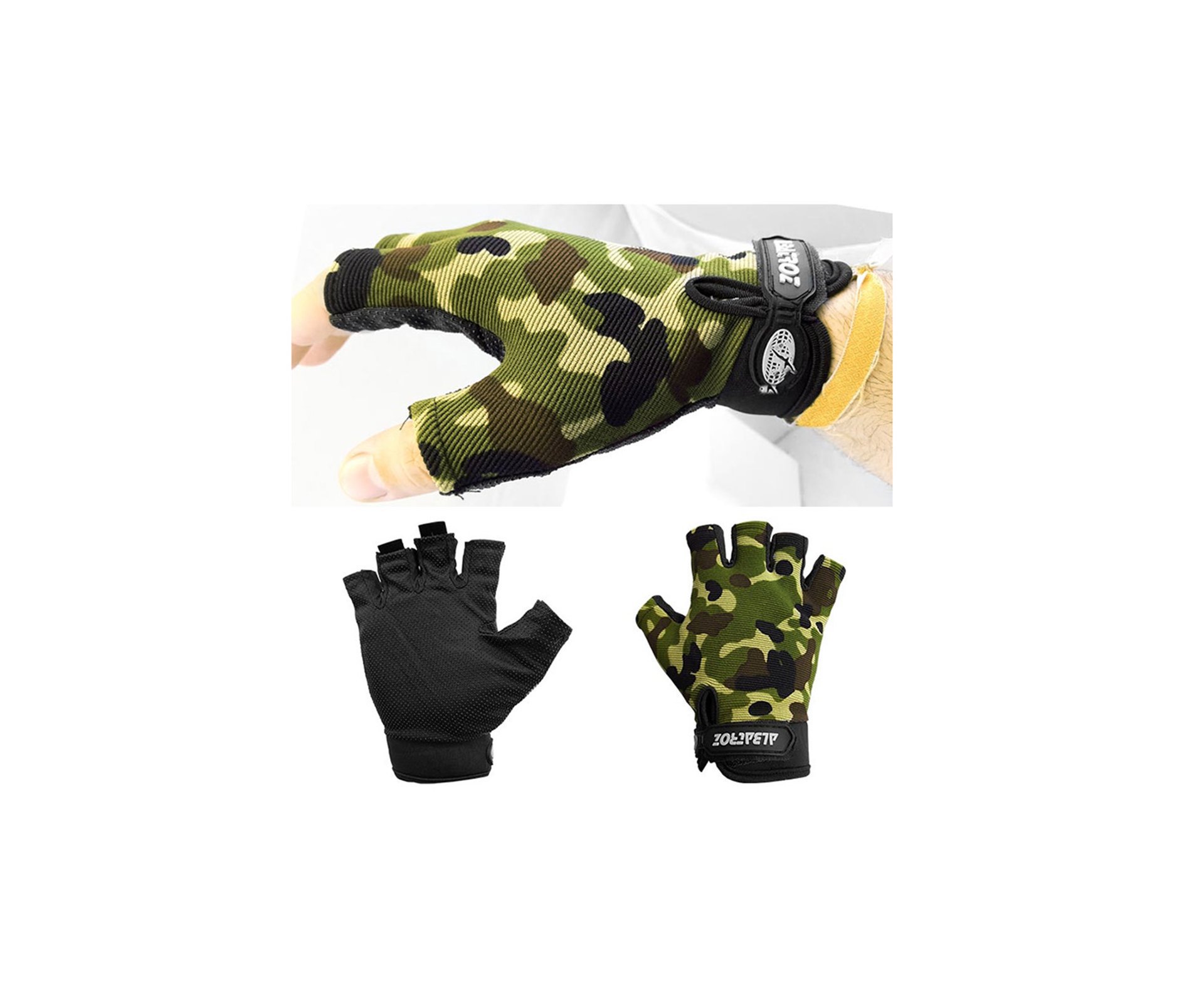 Luva Tatica/pesca Camuflada - Albatroz - P