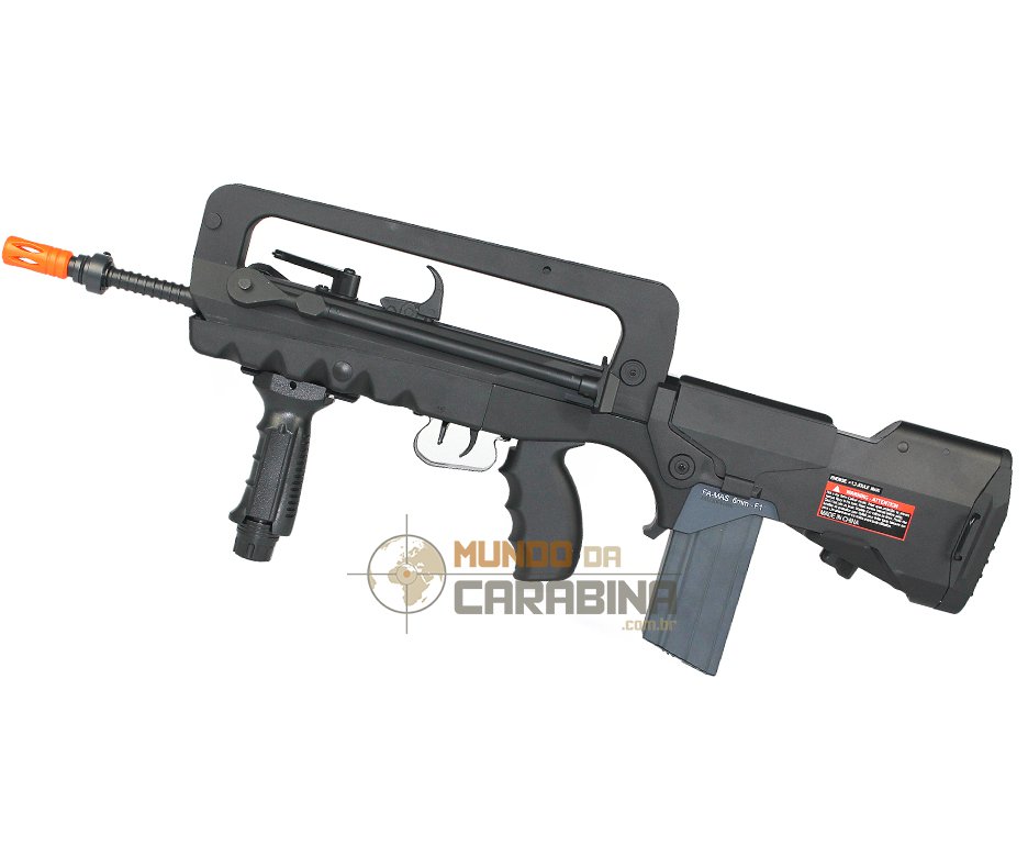 Rifle De Airsoft Famas F1 - Cal 6,0 Mm - Cyber Gun - 220 V