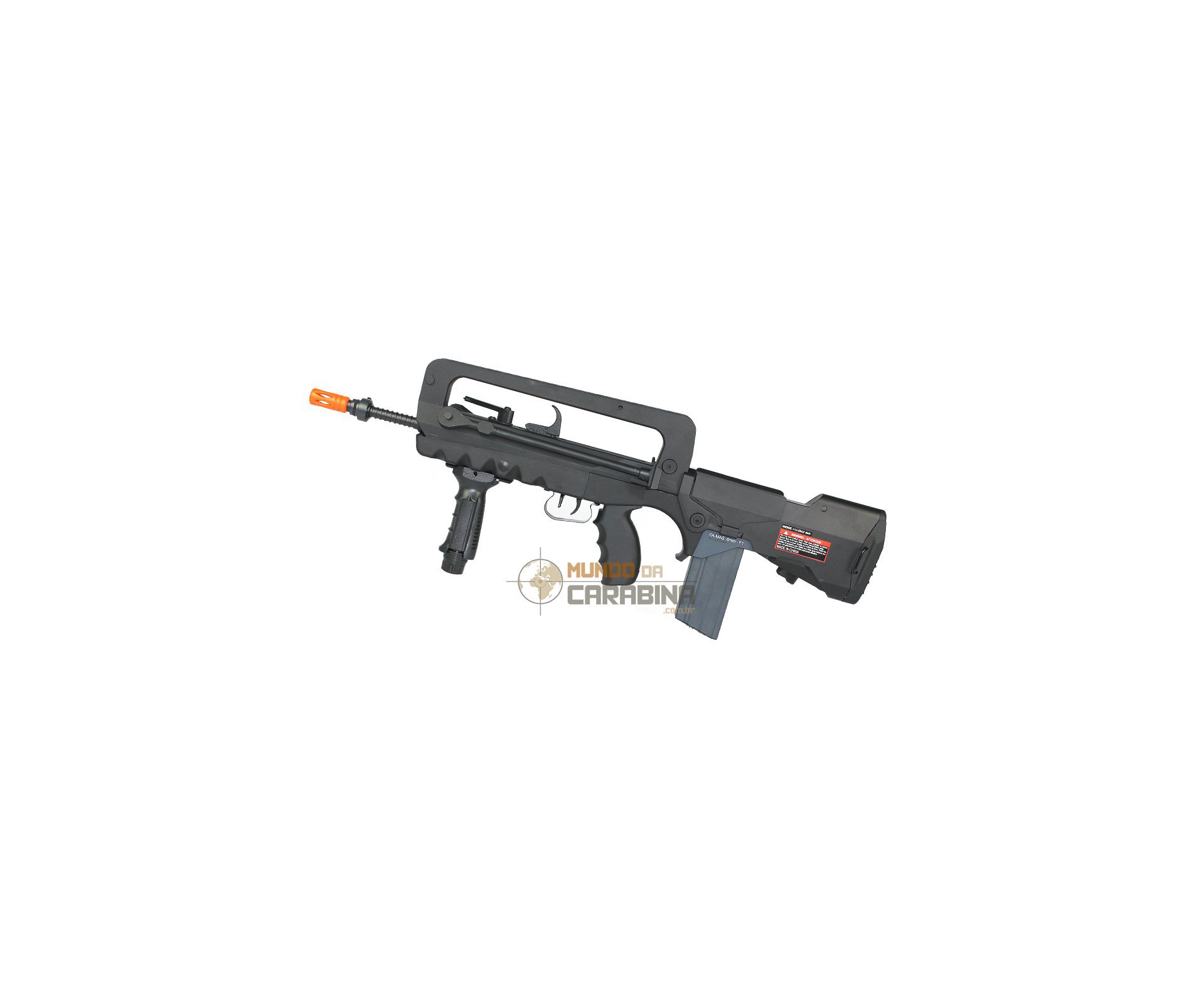 Rifle De Airsoft Famas F1 - Cal 6,0 Mm - Cyber Gun - 220 V