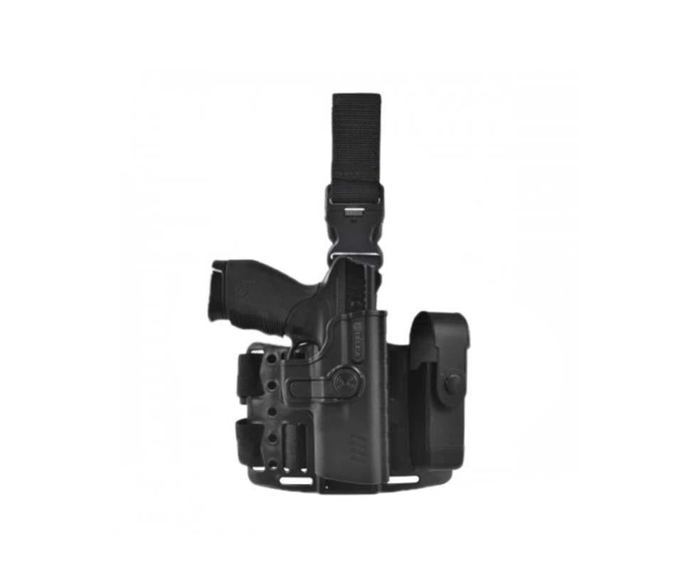 Coldre Pro Sr2 De Coxa - Preto- Destro - Belica