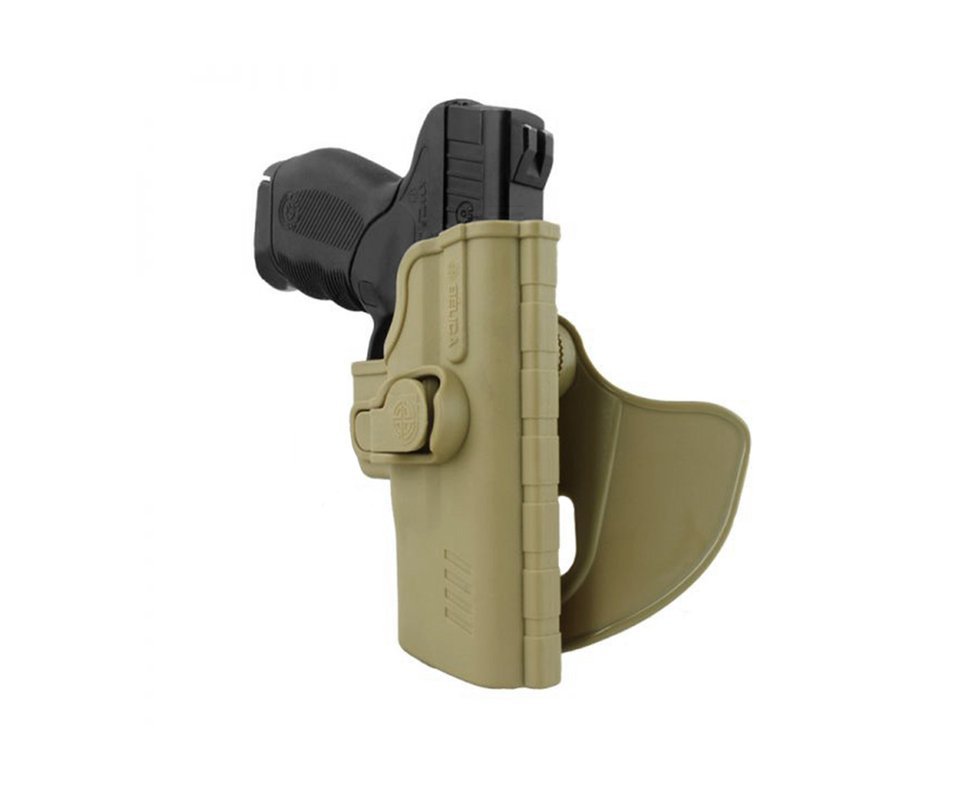 Coldre Pro Sr1 Pistola 24/7, Cz, Imbel, Taurus Canhoto Tan - Belica