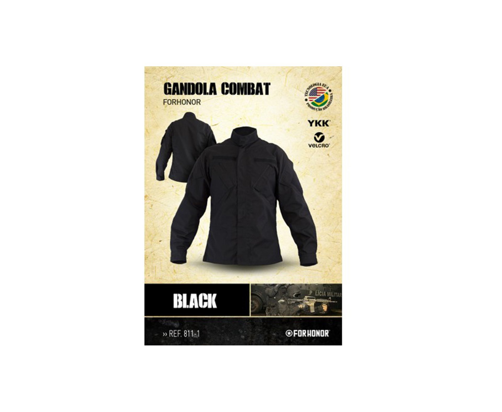 Gandola Tatica 811 Black - Forhonor - P