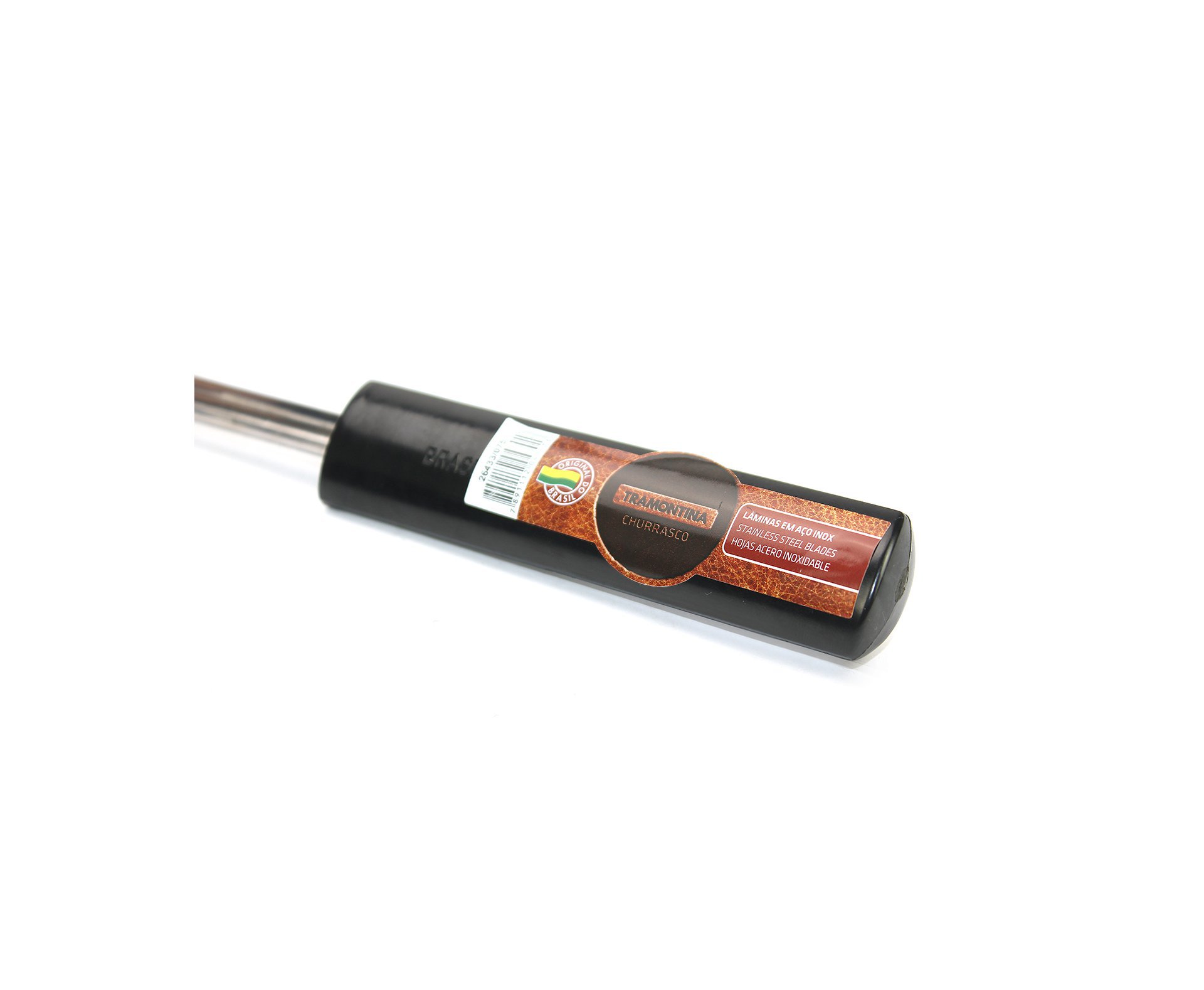 Espeto P/ Churrasco 75cm - Lamina De Aço Inox E Cabo De Baquelite - Tramontina
