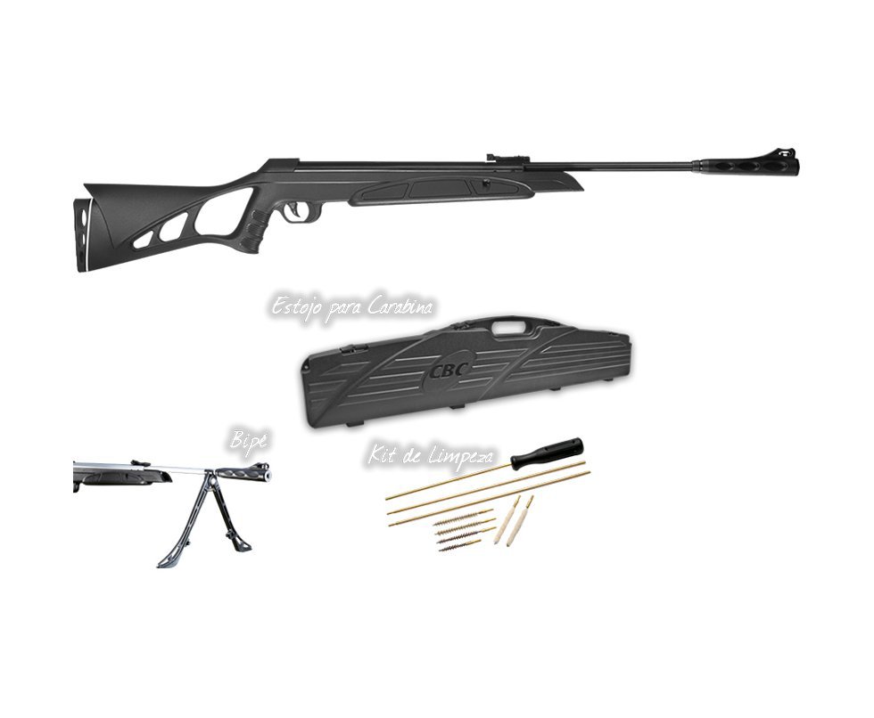 Carabina De Pressão Cbc Nitro-x 1000 - Calibre 5,5 Mm - Limited Edition