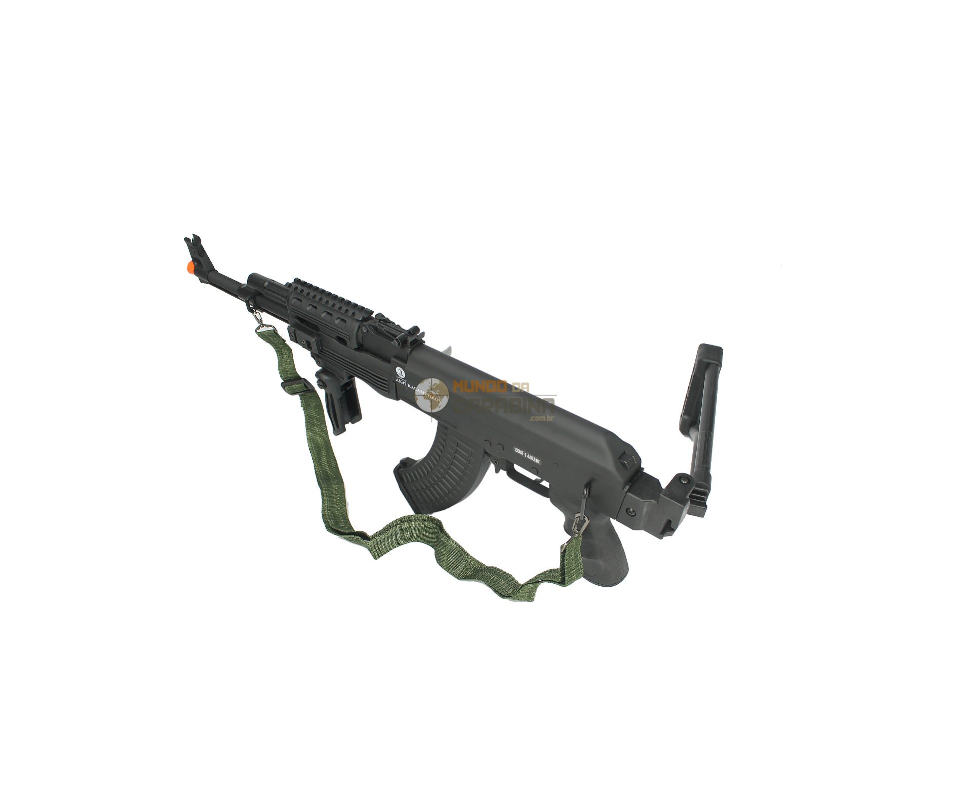 Rifle De Airsoft Ak 47 Tático Semi Metal - Calibre 6,0 Mm - Cyber Gun