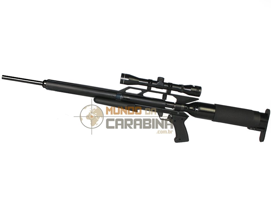 Rifle Gunpower Sss + Luneta 4x32 + Case Rossi + Sem Supressor - Calibre 5,5 Mm - Monotiro