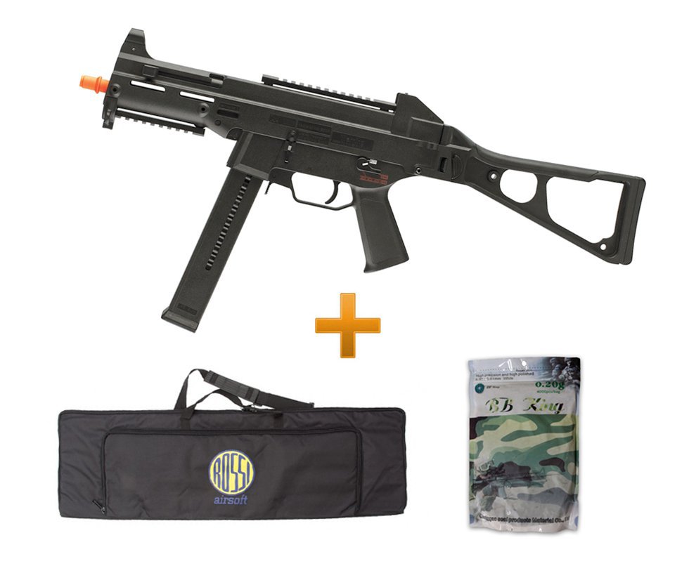 Rifle De Airsoft H&k Ump Aeg - Cal 6.0mm + Capa Huntig + 4000 Bbs 0,20g - Umarex