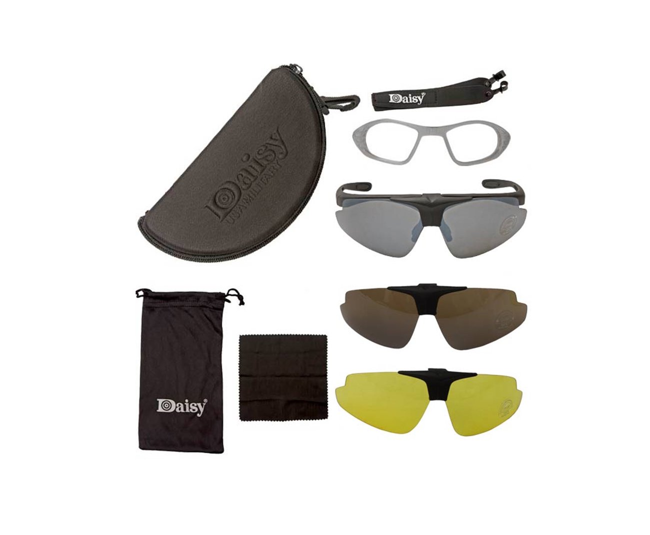 óculos Tatico Para Tiro Esportivo Daisy C1 - Daisy Military