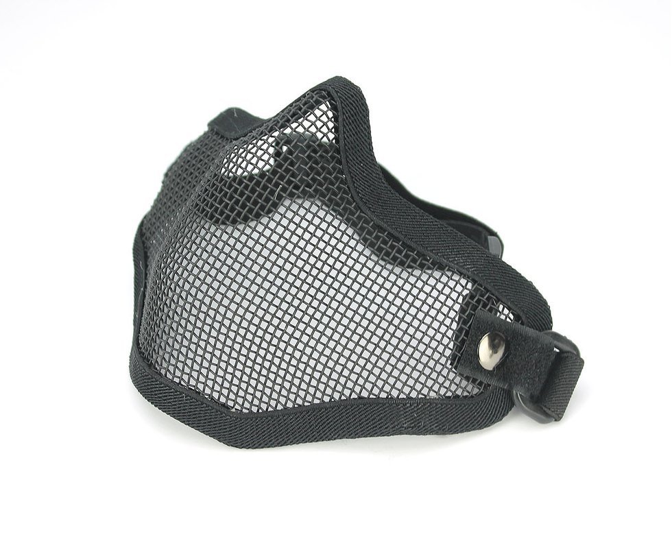 Máscara De Segurança Quick Shot (meia Face) Single B. Preto