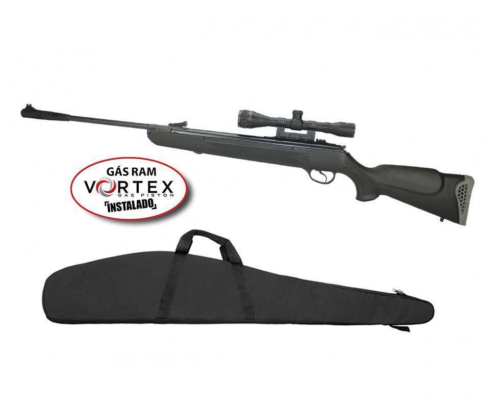 Carabina Hatsan 125 Vortex Cal 5,5 Com Luneta 4x32 Gold Crow Rossi