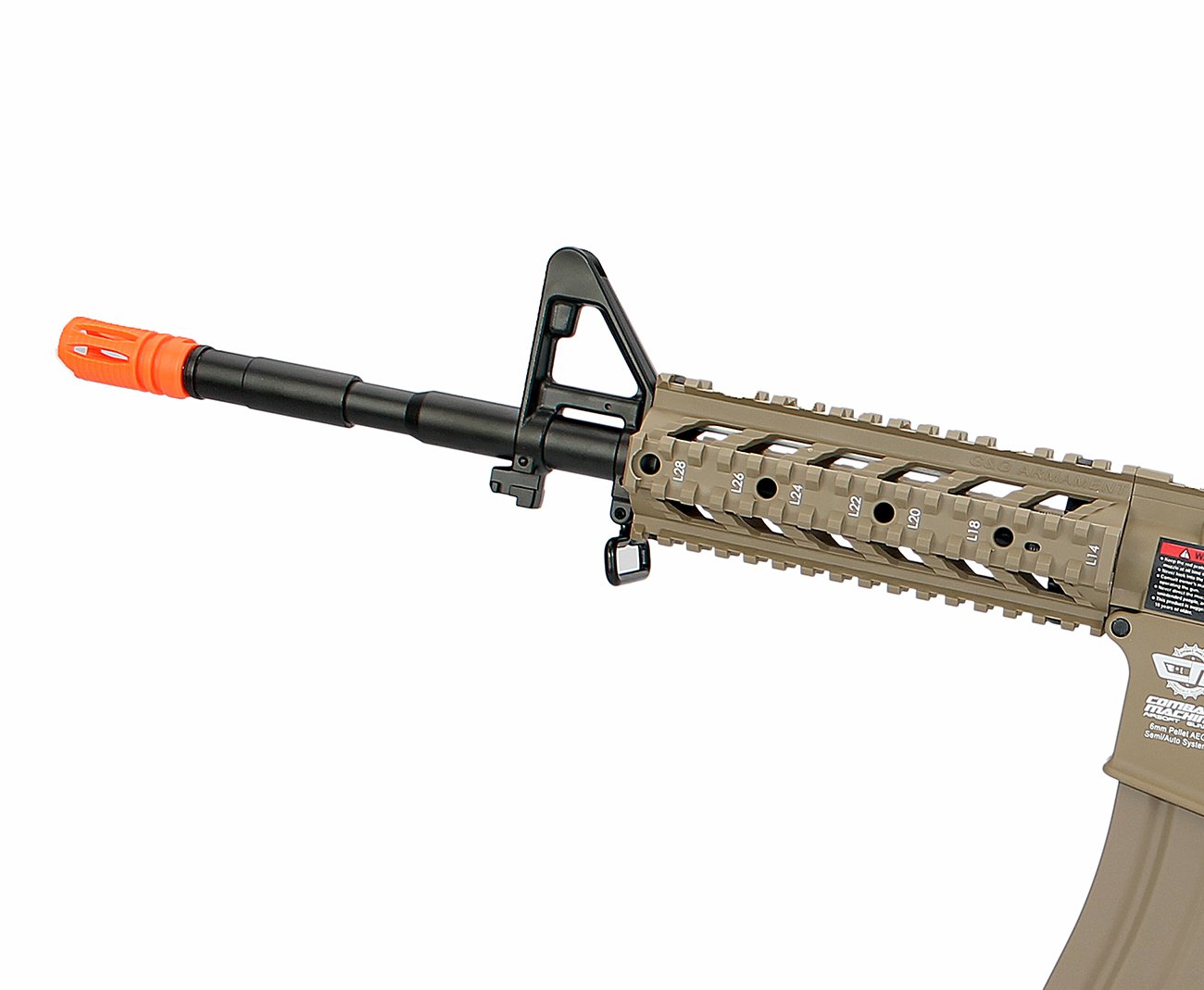 Rifle De Airsoft G&g Mod Cm16 Raider Long Dst Cal 6.0mm Tan