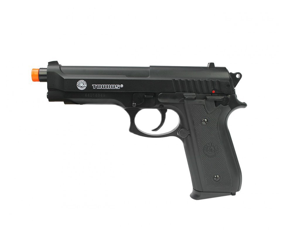 Pistola De Airsoft Taurus Pt 92 - Slide Metal Cal 6,0mm - Original Cybergun