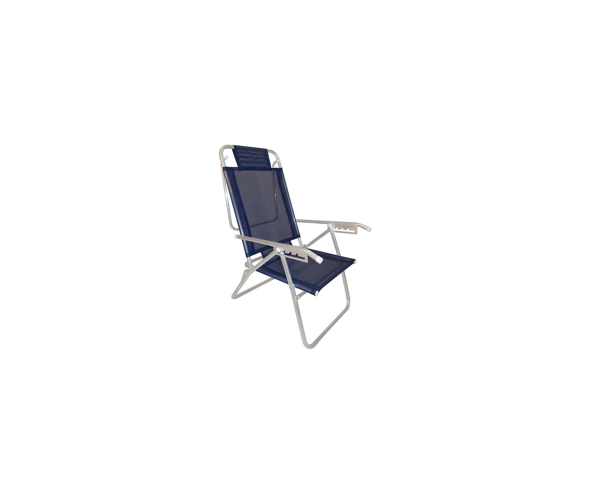 Cadeira Reclinavel Zaka Em Aluminio 5 Posições Infinita Up Marinho