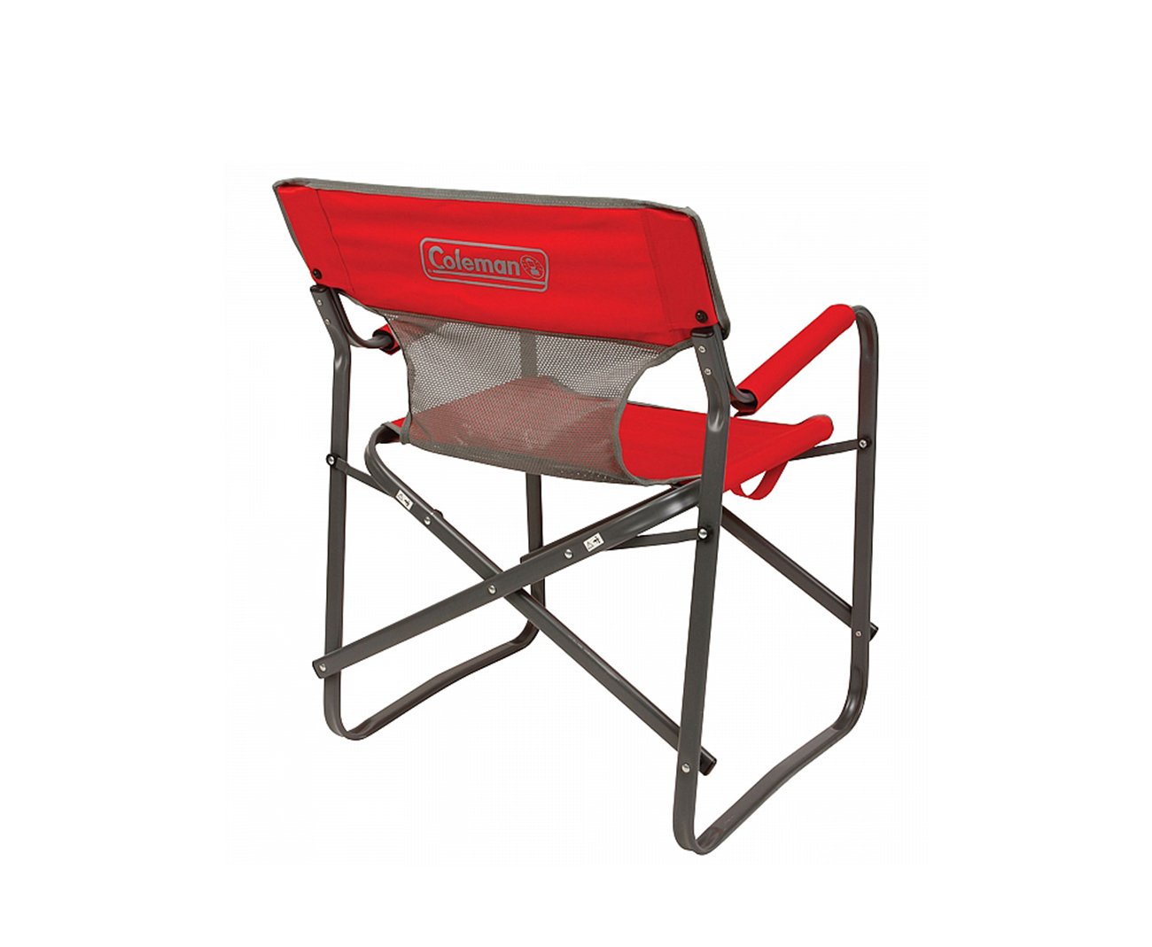 Cadeira Dobrável Coleman Steel Deck Vermelha