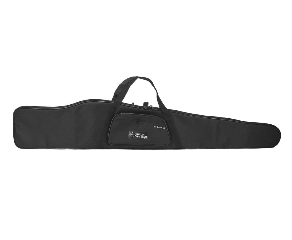 Capa Para Carabina Preta 120cm - Mundo Da Carabina