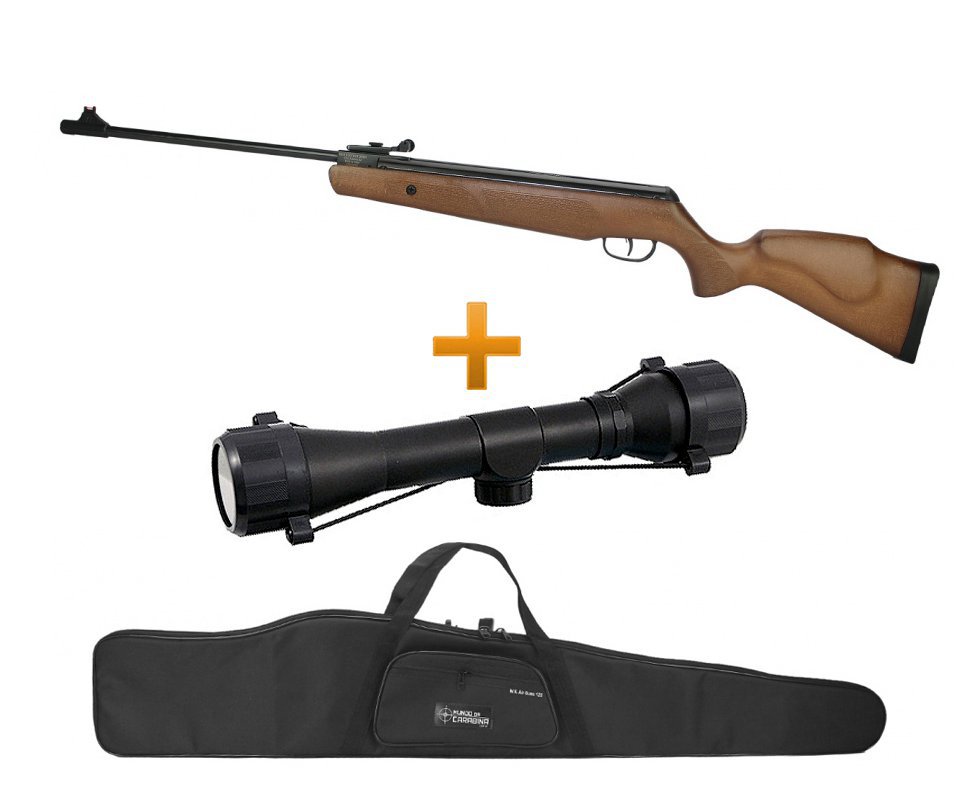 Carabina De Pressão Bam B23x Precision Cal 5.5mm + Luneta 4x32 + Capa - Swbr