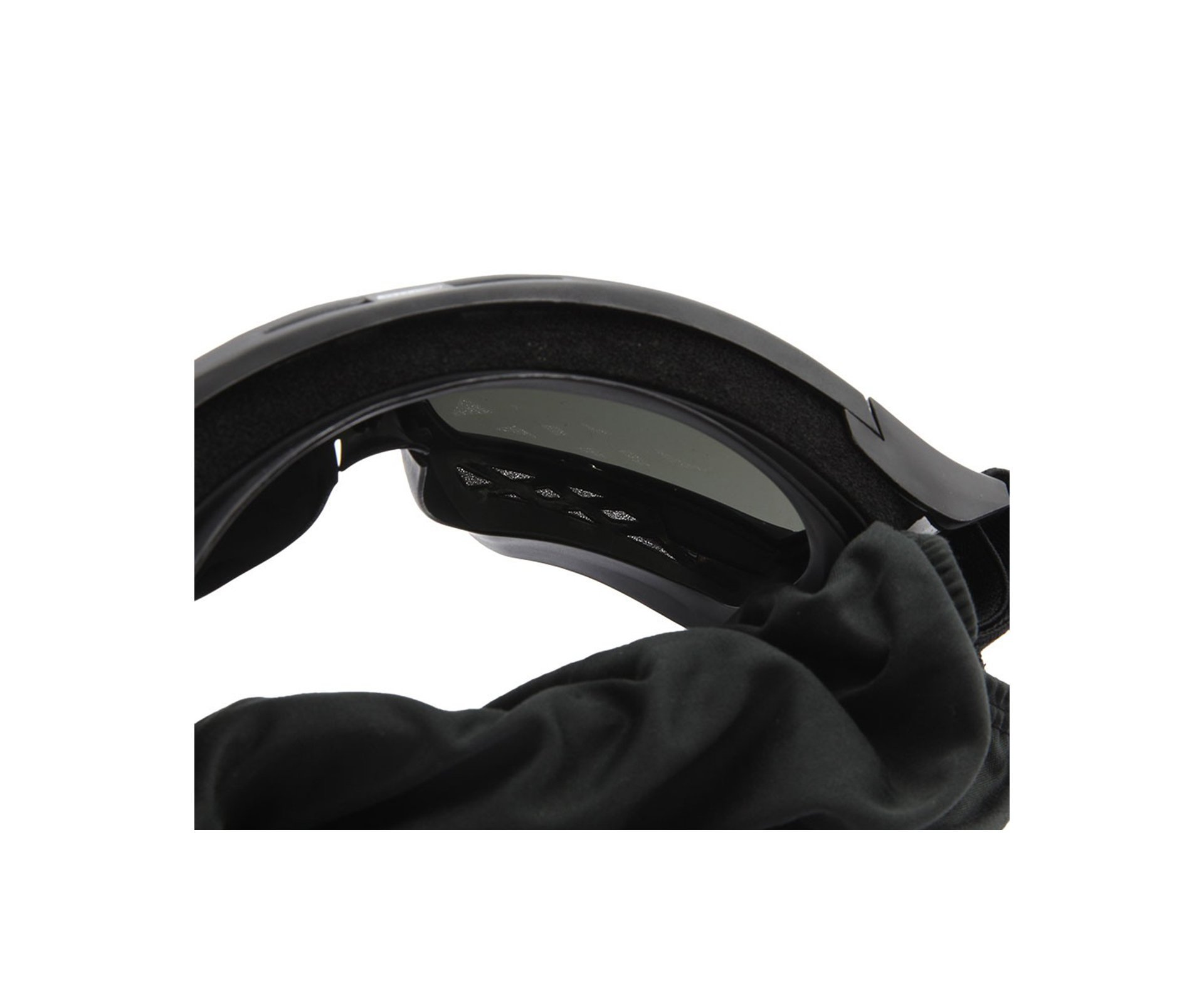 Oculos / Mascara Para Airsoft Preto Com 3 Lentes - Nautika
