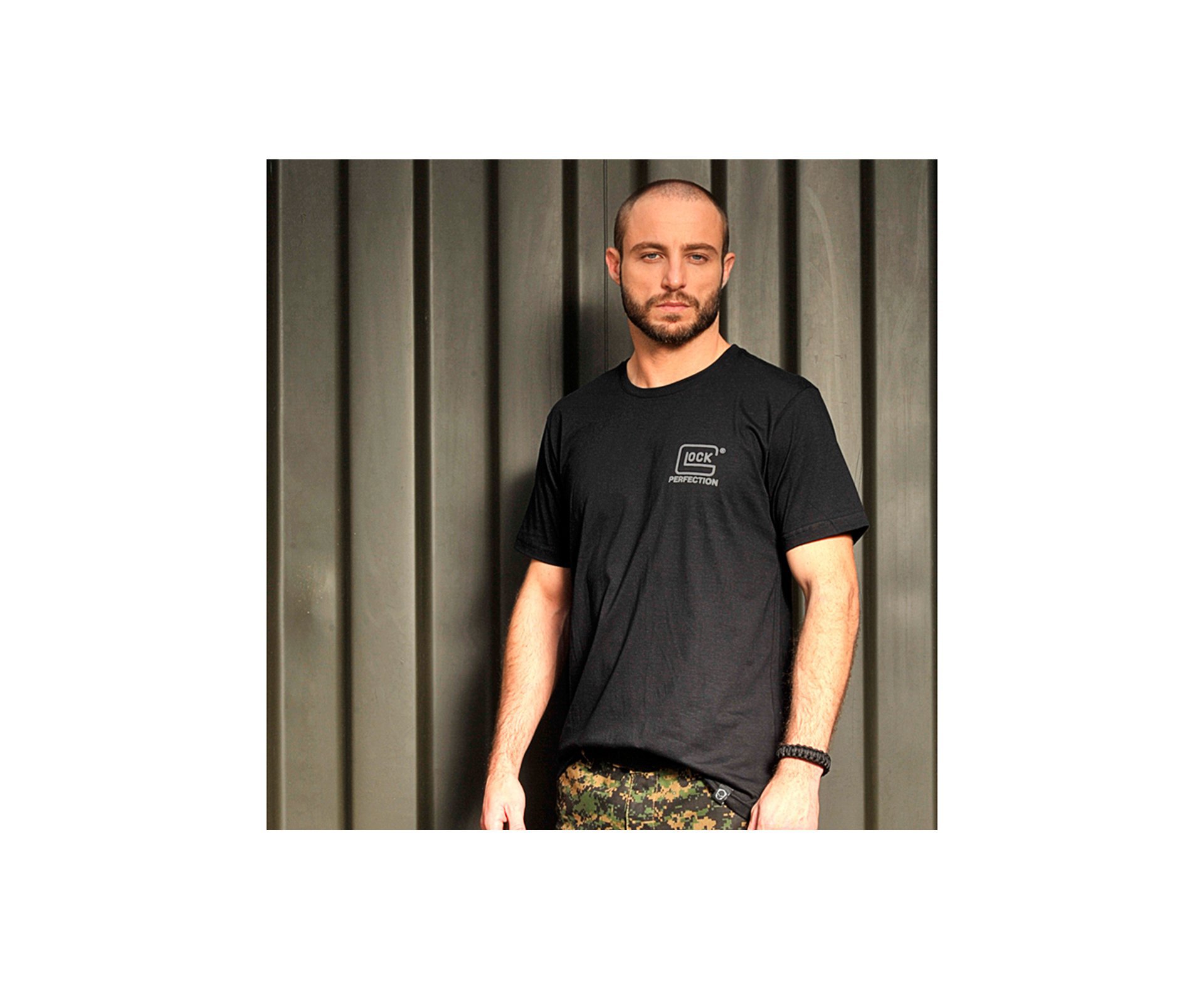 Camiseta Estampada Glock Cromada - Bravo - P