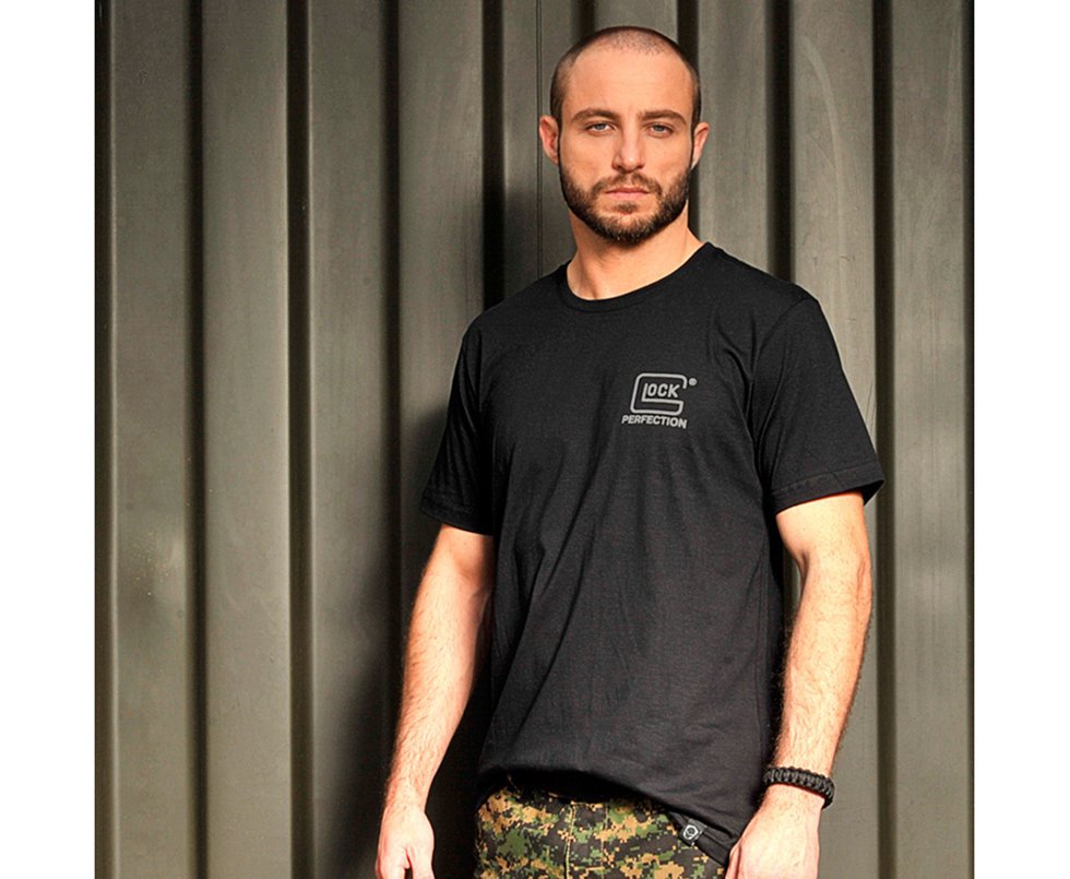 Camiseta Estampada Glock Cromada - Bravo - P