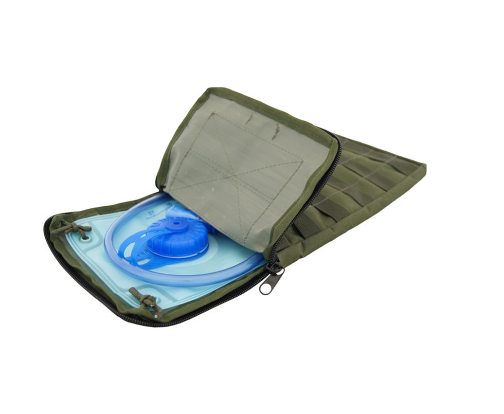 Porta Refil Hidratação 2l/3l Modular Verde - Bravo Militar