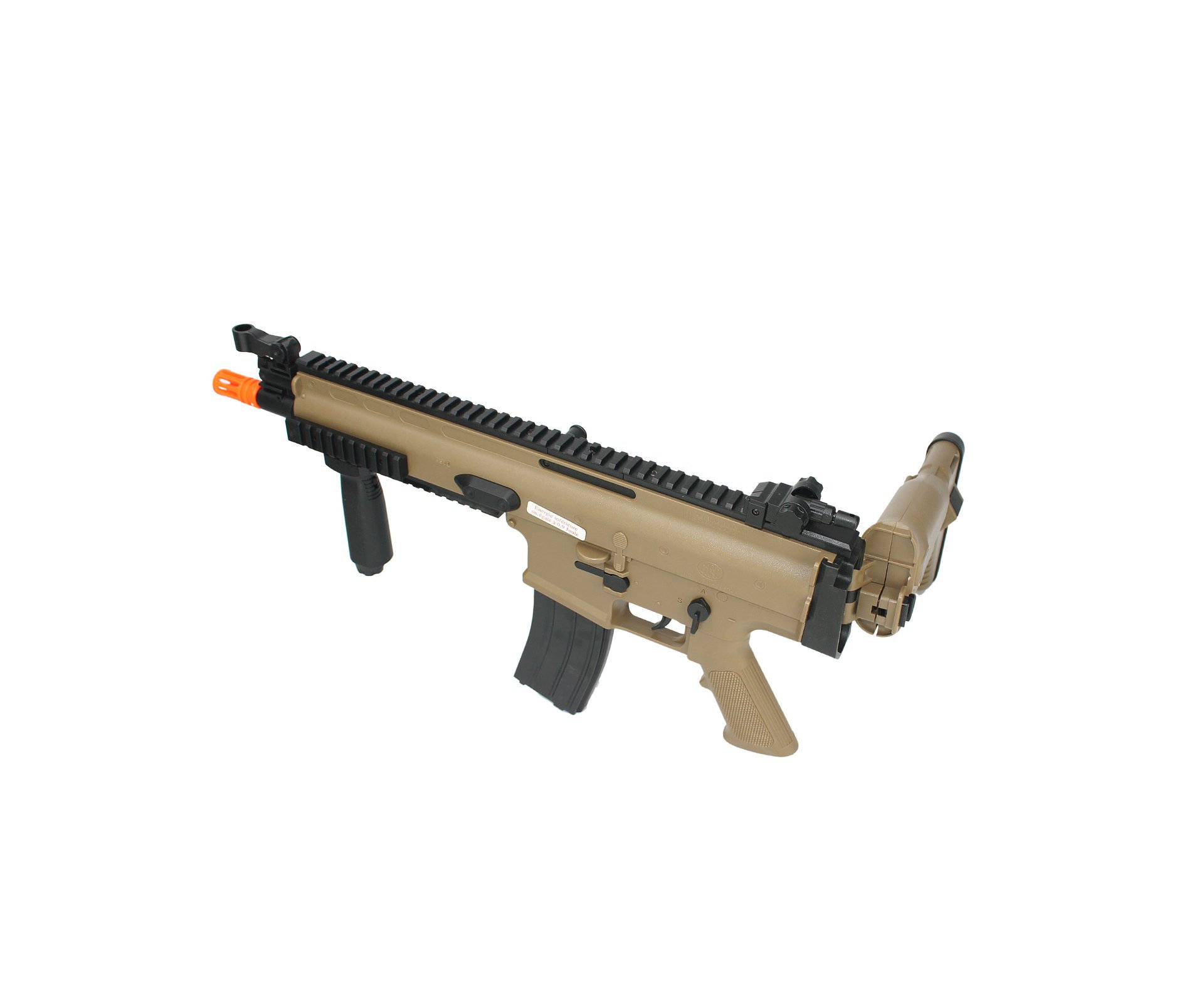 Rifle De Airsoft Fn Scar-l Spring/mola Tan - Cal 6mm - Cybergun