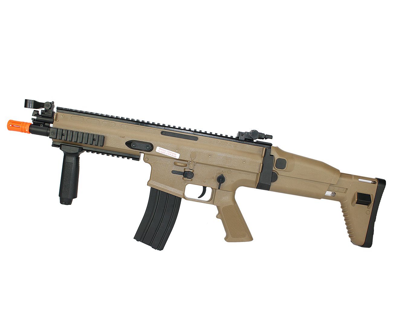 Rifle De Airsoft Fn Scar-l Spring/mola Tan - Cal 6mm - Cybergun