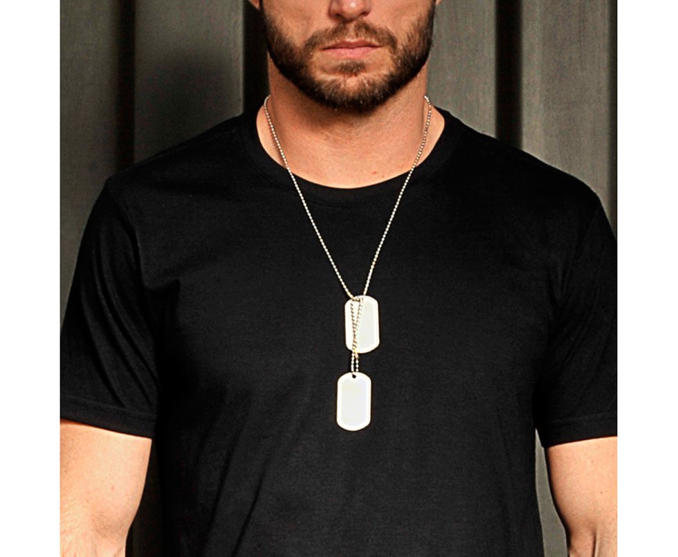 Dogtag Plaqueta Bravo Militar