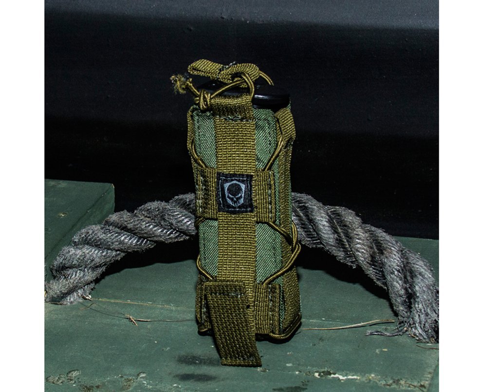 Porta Carregador Simples Para Pistola Verde - Bravo