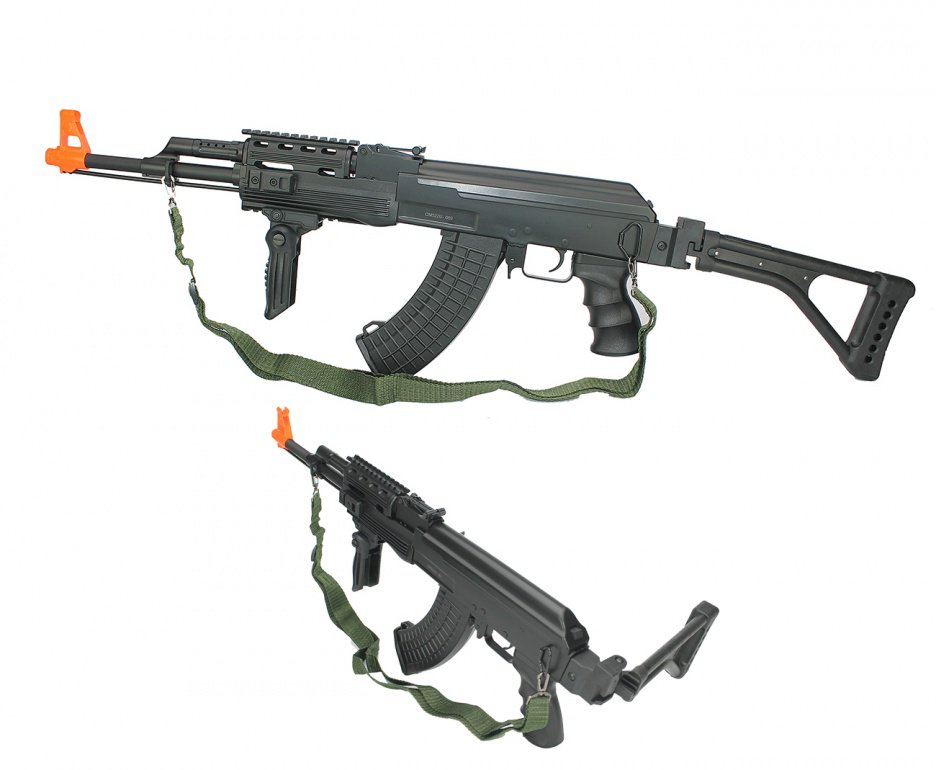 Rifle De Airsoft Ak 47 Tatical Cal 6,0mm Bivolt Cm522u - Cyma