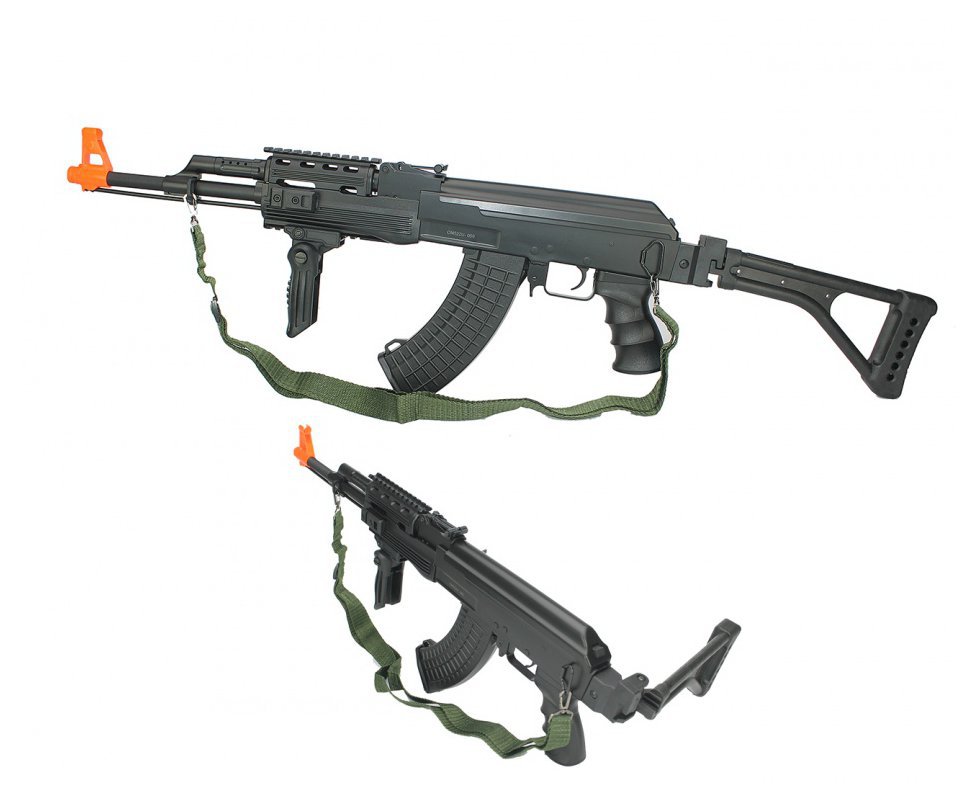 Rifle De Airsoft Ak 47 Tatical Cal 6,0mm Bivolt Cm522u - Cyma