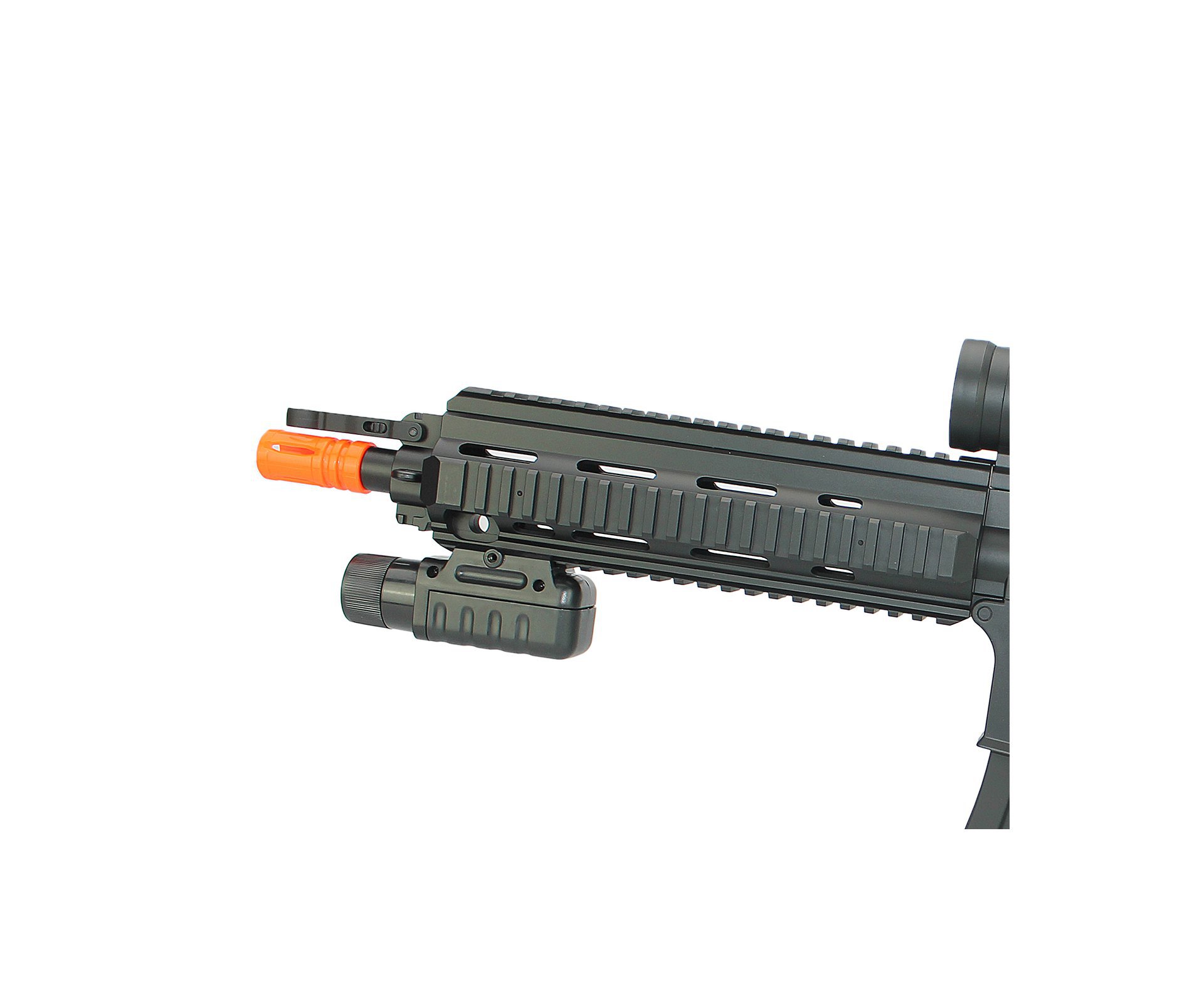 Rifle De Airsoft M4 M804 A2 Double Eagle 6mm C/lanterna E Red Dot Fake Bivolt