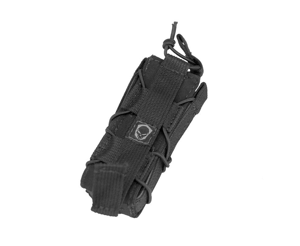 Porta Carregador Simples Para Pistola Preta - Bravo