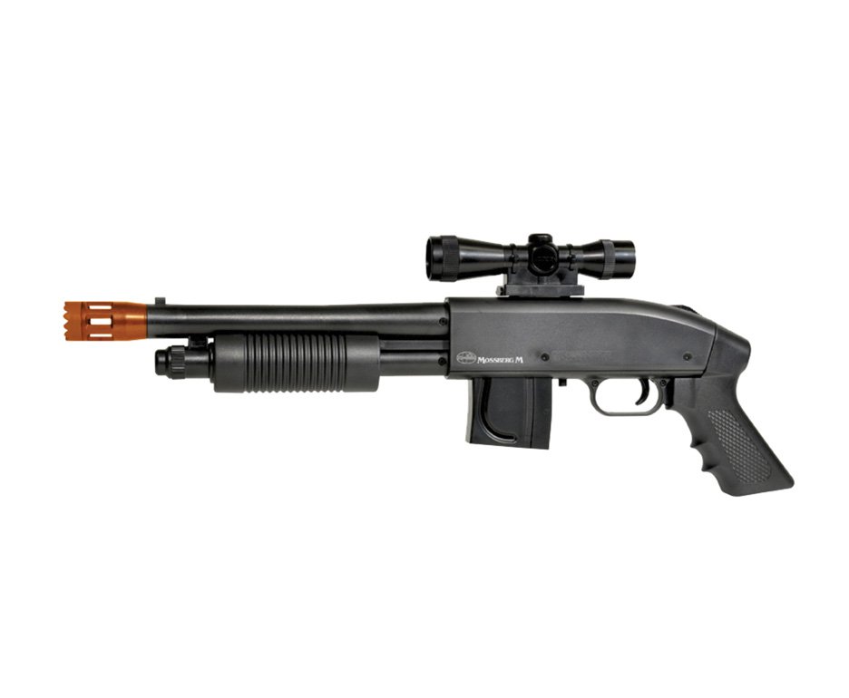 Escopeta (shotgun) Airsoft Mossberg M590 - Cal 6,0 Mm - Cyber Gun