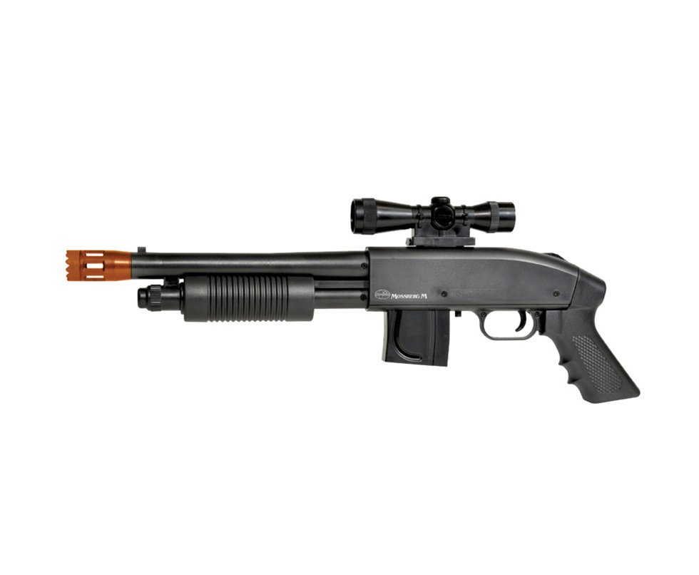 Escopeta (shotgun) Airsoft Mossberg M590 - Cal 6,0 Mm - Cyber Gun