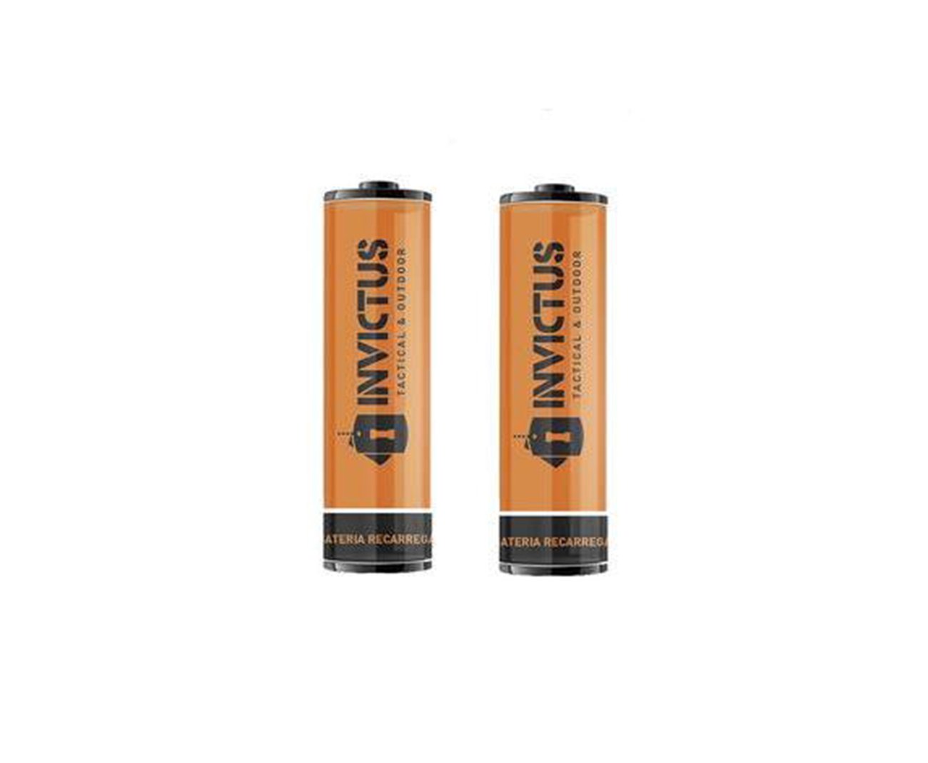 Bateria Para Lanterna Recarregável Invictus 14500 450mah- Kit C/2unid