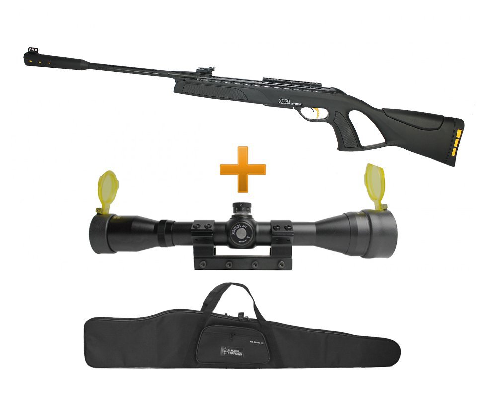 Carabina De Pressão Gamo Elite Premium Igt - Gas Ram Cal 5.5mm + Luneta 4x32 Gold + Capa