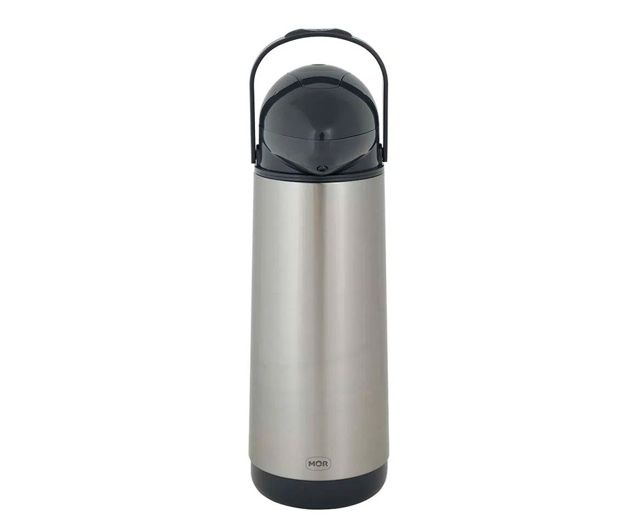 Garrafa Térmica Gt Inox De Pressão Nobile 1,9 Litros Mor