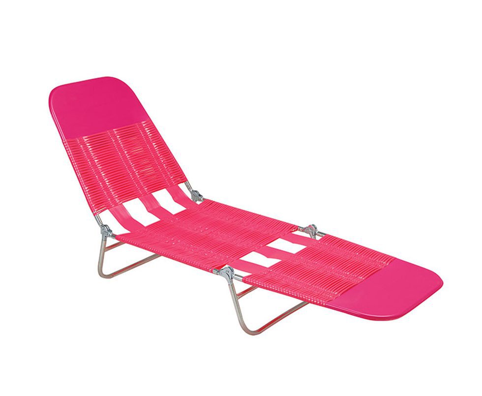 Cadeira Espreguiçadeira Pvc Rosa - Mor