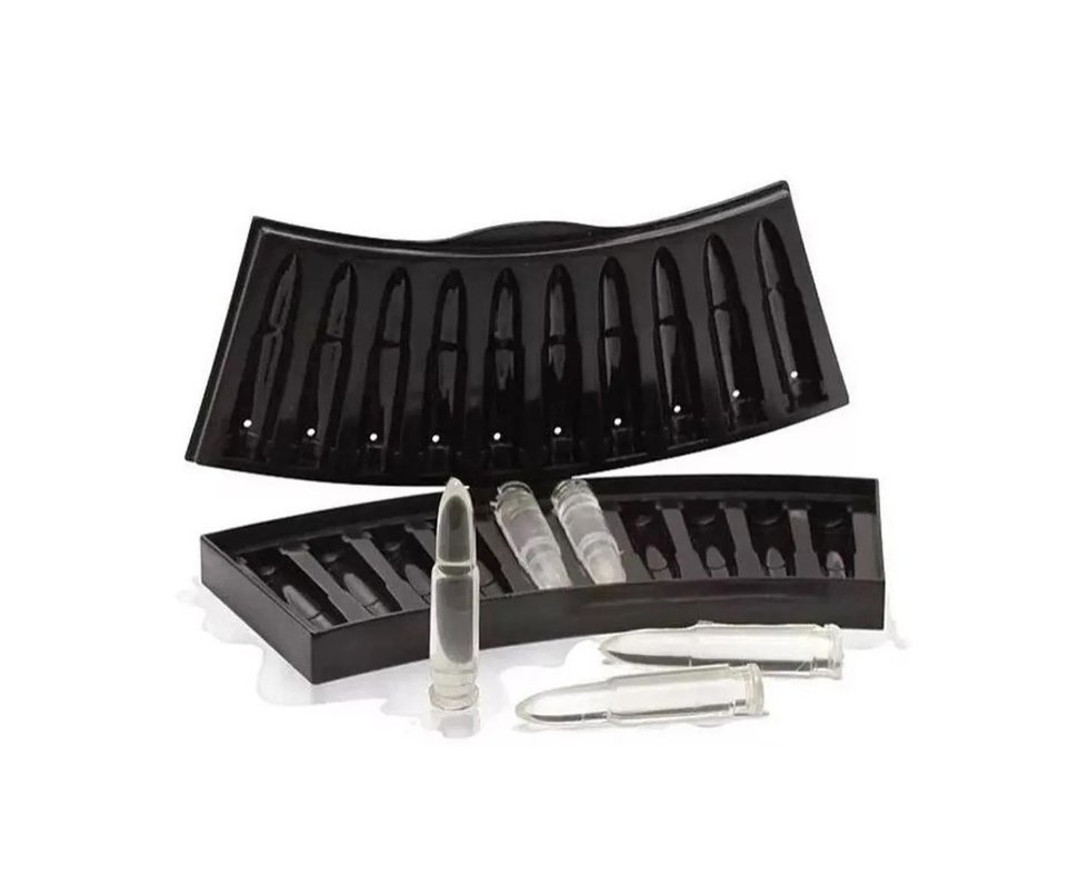 Forma De Gelo Com Formato De Bala Ak