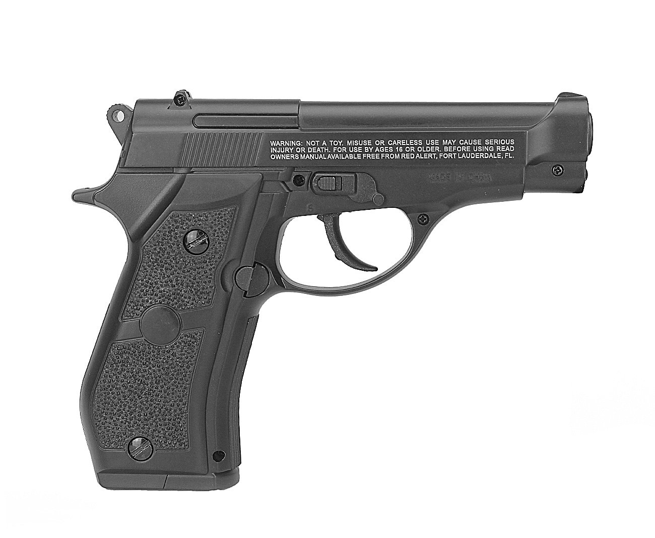 Pistola De Pressão A Gás Co2 Rd-compact Full Metal Black 4.5mm - Red Alert