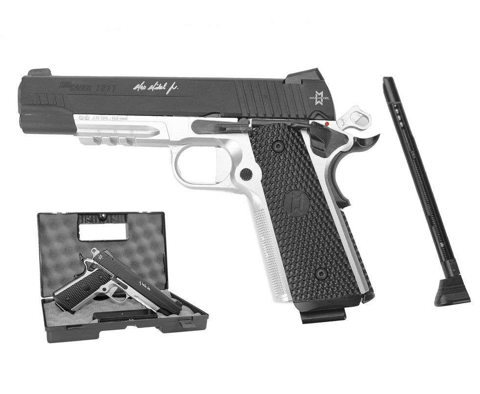 Pistola Pressão Sig Sauer 1911 Co2 Esferas De Aço 4,5mm