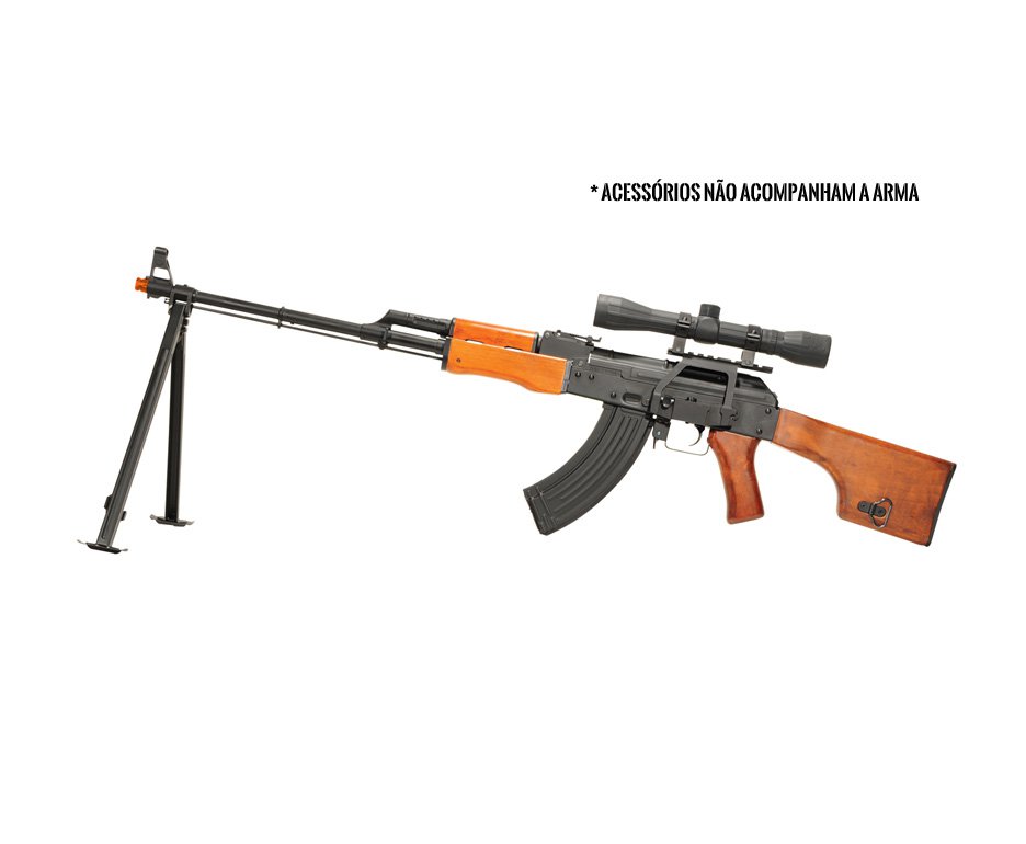 Rifle De Airsoft Kalashnikov Rpk-74 - Full Metal - Calibre 6,0 Mm
