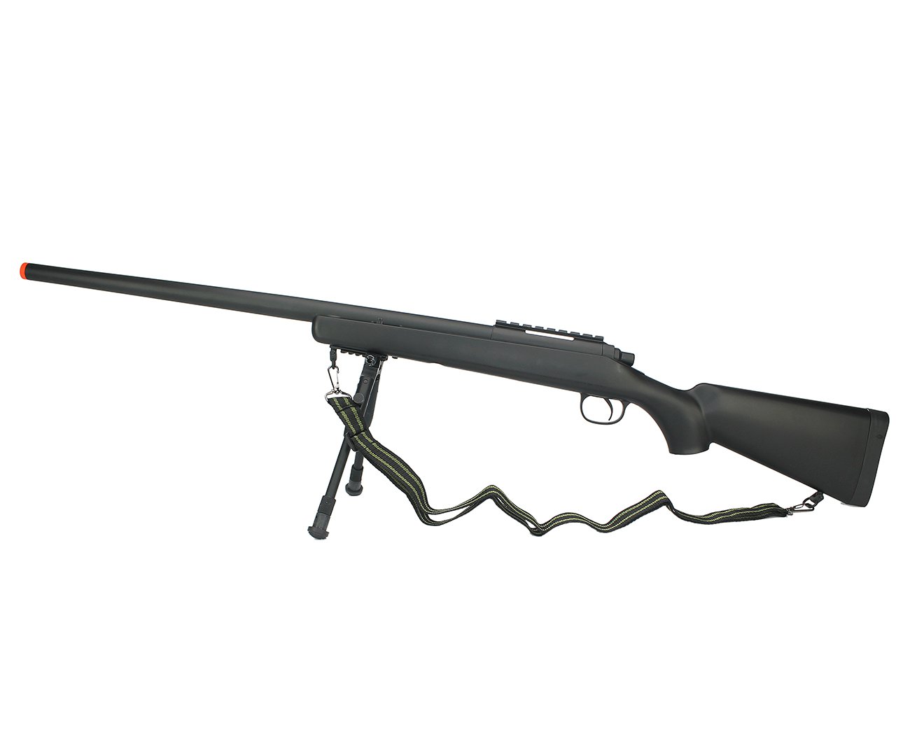 Rifle Sniper De Airsoft Gás Gbb G23b Com Bipé Cal 6,0mm Well